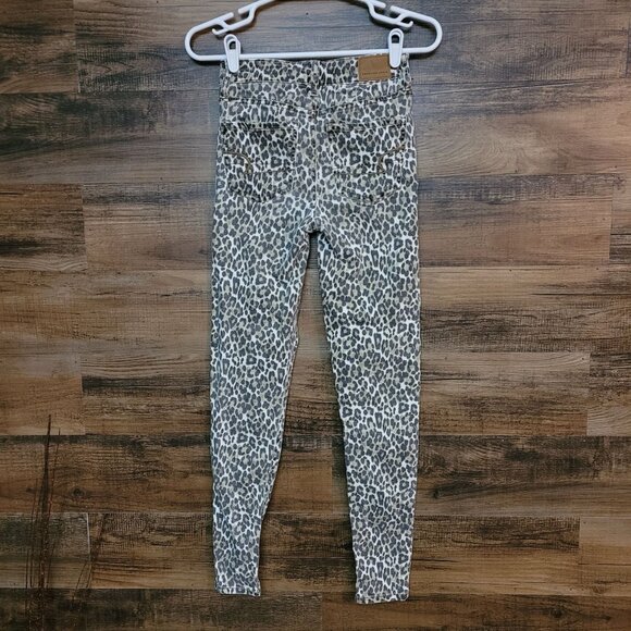 American Eagle Jeans 00 R Jegging Next Level Stretch Hi Rise Animal Print - Picture 2 of 10